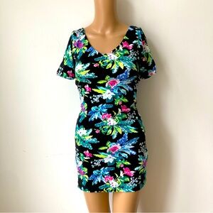 Floral Print Mini Dress